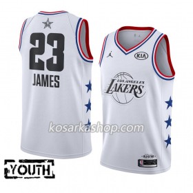 Dres Los Angeles Lakers LeBron James 23 2019 All-Star Jordan Brand Bijela Swingman - Dječji